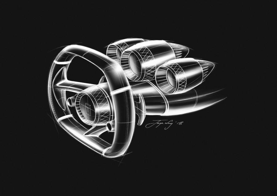 Эскиз De Tomaso P72 2019 года  (фото 31 из 35)